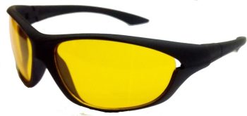 Air Strike Yellow Lens Black Frame Sports Sunglass Stylish For Sunglasses Men Women Boys Girls - extra
