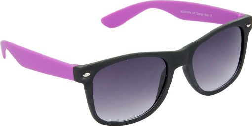 Air Strike Grey Lens Violet Frame Rectangular Stylish For Sunglasses Men Women Boys Girls