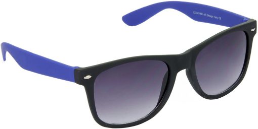 Air Strike Grey Lens Blue Frame Rectangular Stylish For Sunglasses Men Women Boys Girls