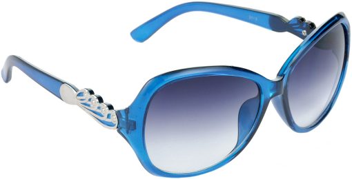 Air Strike Grey Lens Blue Frame Over-sized Sunglass Stylish For Sunglasses Men Women Boys Girls