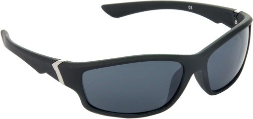 Air Strike Grey Lens Black Frame Sports Sunglass Stylish For Sunglasses Men Women Boys Girls