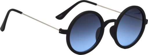 Air Strike Blue Lens Multicolor Frame Round Sunglass Stylish For Sunglasses Men Women Boys Girls