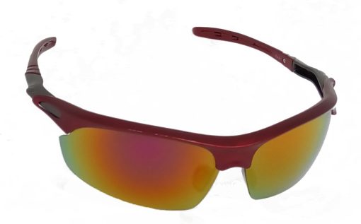 Air Strike Pink Lens Red Frame Sports Sunglass Stylish For Sunglasses Men Women Boys Girls