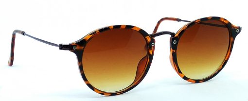 Air Strike Clear Lens Brown & Grey Frame Wrap-around Sunglass Stylish For Sunglasses Men Women Boys Girls