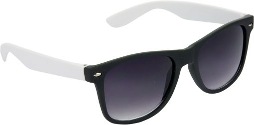 Air Strike Grey Lens White Frame Rectangular Stylish For Sunglasses Men Women Boys Girls