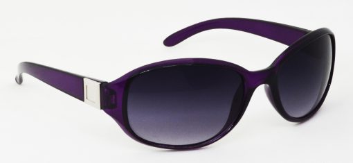Air Strike Grey Lens Purple Frame Oval Sunglass Stylish For Sunglasses Women & Girls