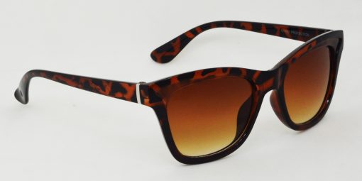 Air Strike Clear Lens Brown Frame Cat-eye Sunglass Stylish For Sunglasses Women & Girls