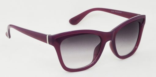 Air Strike Grey Lens Violet Frame Cat-eye Sunglass Stylish For Sunglasses Women & Girls