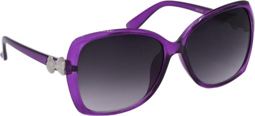 Air Strike Grey Lens Grey Frame Over-sized Sunglass Stylish For Sunglasses Women & Girls