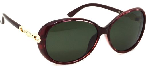 Air Strike Red Lens Multicolor Frame Oval Sunglass Stylish For Sunglasses Women & Girls