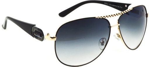 Air Strike Black Lens Multicolor Frame Pilot Stylish For Sunglasses Men Women Boys Girls