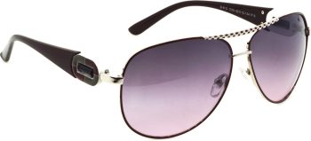 Air Strike Violet Lens Multicolor Frame Pilot Stylish For Sunglasses Men Women Boys Girls