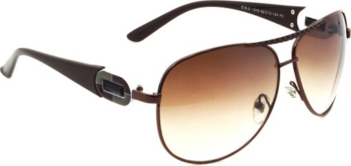 Air Strike Brown Lens Multicolor Frame Pilot Stylish For Sunglasses Men Women Boys Girls