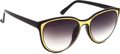 Air Strike Black Lens Multicolor Frame Rectangular Stylish For Sunglasses Men Women Boys Girls