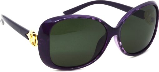 Air Strike Violet Lens Multicolor Frame Oval Sunglass Stylish For Sunglasses Women & Girls