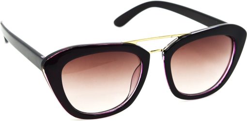 Air Strike Pink Lens Multicolor Frame Rectangular Stylish For Sunglasses Men Women Boys Girls