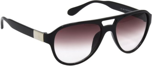 Air Strike Pink Lens Black Frame Pilot Stylish For Sunglasses Men Women Boys Girls