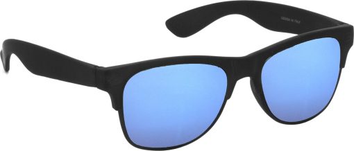 Air Strike Blue Lens Black Frame Rectangular Stylish For Sunglasses Men Women Boys Girls