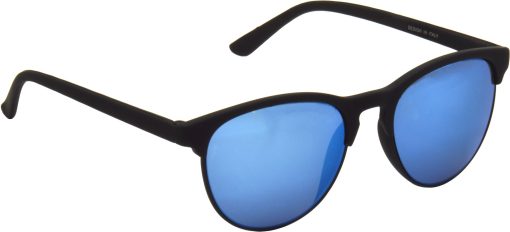 Air Strike Blue Lens Black Frame Rectangular Stylish For Sunglasses Men Women Boys Girls