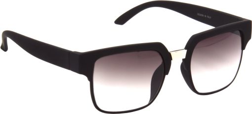 Air Strike Grey Lens Black Frame Over-sized Sunglass Stylish For Sunglasses Women & Girls