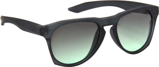 Air Strike Green Lens Clear Frame Rectangular Stylish For Sunglasses Women & Girls