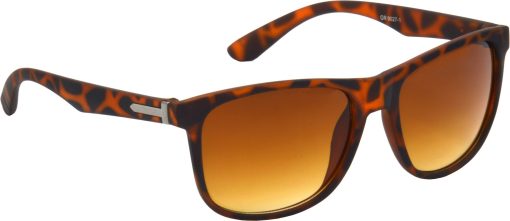 Air Strike Clear Lens Brown Frame Rectangular Stylish For Sunglasses Men Women Boys Girls