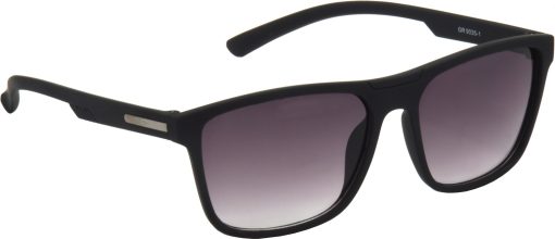 Air Strike Pink Lens Black Frame Rectangular Stylish For Sunglasses Men Women Boys Girls
