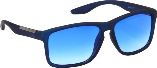 Air Strike Clear Lens Blue Frame Retro Square Sunglass Stylish For Sunglasses Men Women Boys Girls