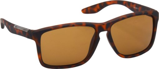 Air Strike Brown Lens Brown Frame Retro Square Sunglass Stylish For Sunglasses Men Women Boys Girls