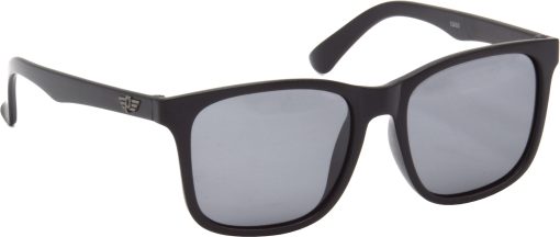 Air Strike Black Lens Black Frame Rectangular Sunglass Stylish Polarized For Sunglasses Women & Girls