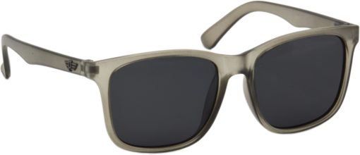 Air Strike Clear Lens Grey Frame Rectangular Sunglass Stylish Polarized For Sunglasses Women & Girls