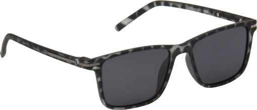 Air Strike Clear Lens Grey Frame Retro Square Sunglass Stylish Polarized For Sunglasses Women & Girls