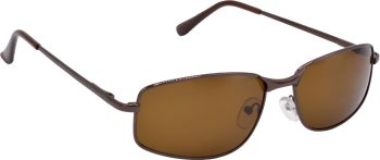 Air Strike Brown Lens Brown Frame Wrap-around Sunglass Stylish For Sunglasses Men Women Boys Girls