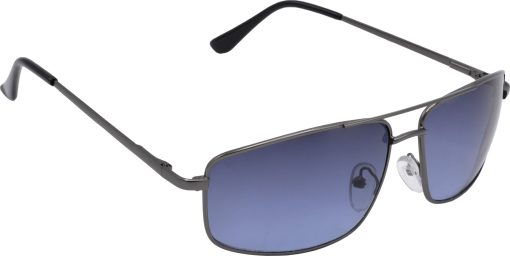 Air Strike Blue Lens Grey Frame Wrap-around Sunglass Stylish For Sunglasses Men Women Boys Girls