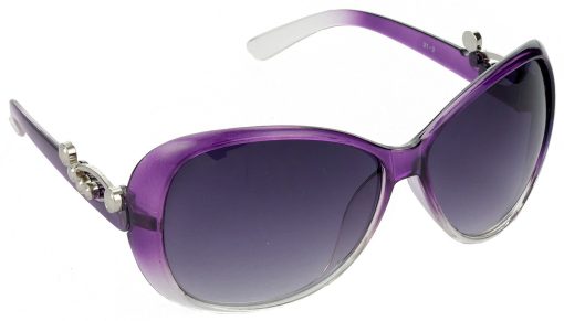 Air Strike Grey Lens Violet Frame Over-sized Sunglass Stylish For Sunglasses Men Women Boys Girls