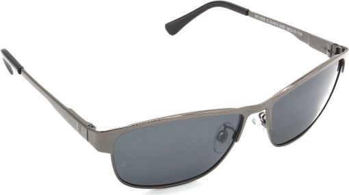 Air Strike Polarized Grey Lens Grey Frame Wrap-around Sunglass Stylish For Sunglasses Men Women Boys Girls