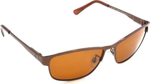 Air Strike Polarized Brown Lens Brown Frame Wrap-around Sunglass Stylish For Sunglasses Men Women Boys Girls
