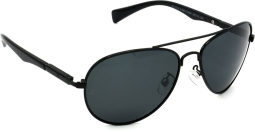Air Strike Polarized Grey Lens Black Frame Pilot Stylish For Sunglasses Men Women Boys Girls