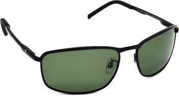 Air Strike Green Lens Black Frame Wrap-around Sunglass Stylish For Sunglasses Men Women Boys Girls