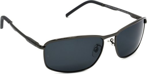 Air Strike Grey Lens Grey Frame Wrap-around Sunglass Stylish For Sunglasses Men Women Boys Girls