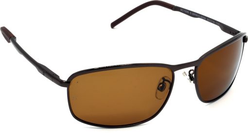 Air Strike Brown Lens Brown Frame Wrap-around Sunglass Stylish For Sunglasses Men Women Boys Girls