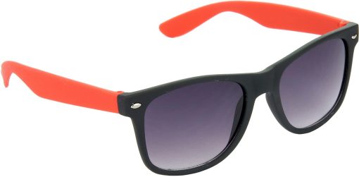 Air Strike Grey Lens Red Frame Rectangular Stylish For Sunglasses Men Women Boys Girls