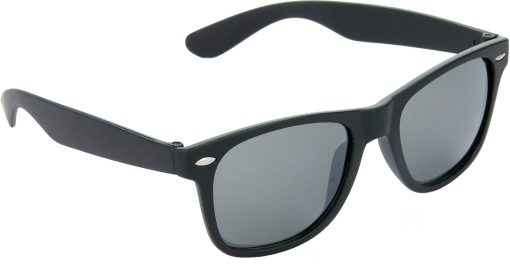 Air Strike Black Lens Dark Black Frame Rectangular Stylish For Sunglasses Men Women Boys Girls