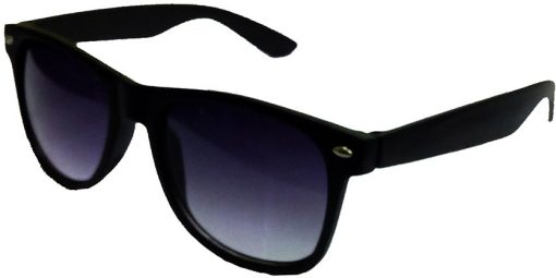 Air Strike Violet Lens Black Frame Rectangular Stylish For Sunglasses Men Women Boys Girls