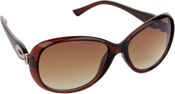 Air Strike Brown Lens Brown Frame Over-sized Sunglass Stylish For Sunglasses Men Women Boys Girls