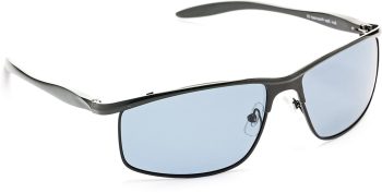 Air Strike Black Lens Black Frame Rectangular Sunglass Stylish For Sunglasses Men Women Boys Girls