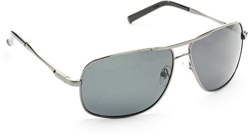 Air Strike Black Lens Gun Frame Rectangular Sunglass Stylish For Sunglasses Men Women Boys Girls