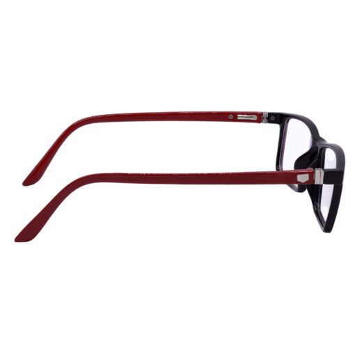 Enhance your reading style with Hrinkar +1.00 Reading Glasses featuring Blue Cut Lens in Black & Red.