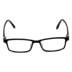 wearing computer glasses.