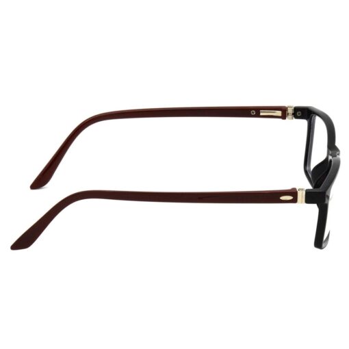 Anti-glare computer glasses for men in black frame